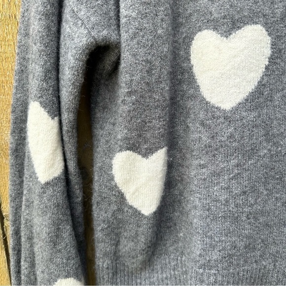 Madewell Heart Dot Balloon Sleeve Pullover Sweater Sz XS - Picture 3 of 13